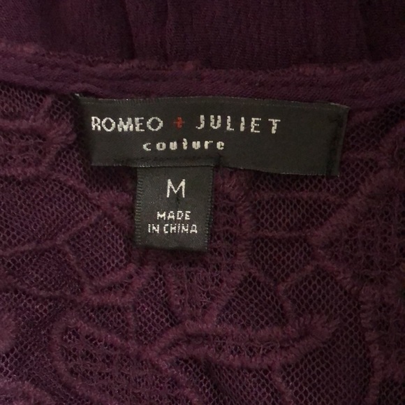 Romeo and juliet couture long sleeve blouse size M - Picture 8 of 8